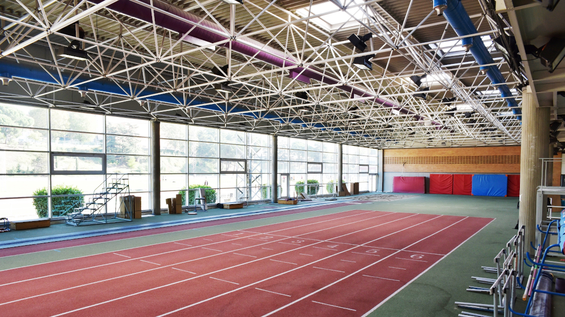 Foto del módulo cubierto de Atletismo CAR Madrid