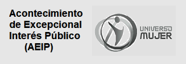 Botón acceso al Acontecimiento de Especial Interés Público Universo Mujer III