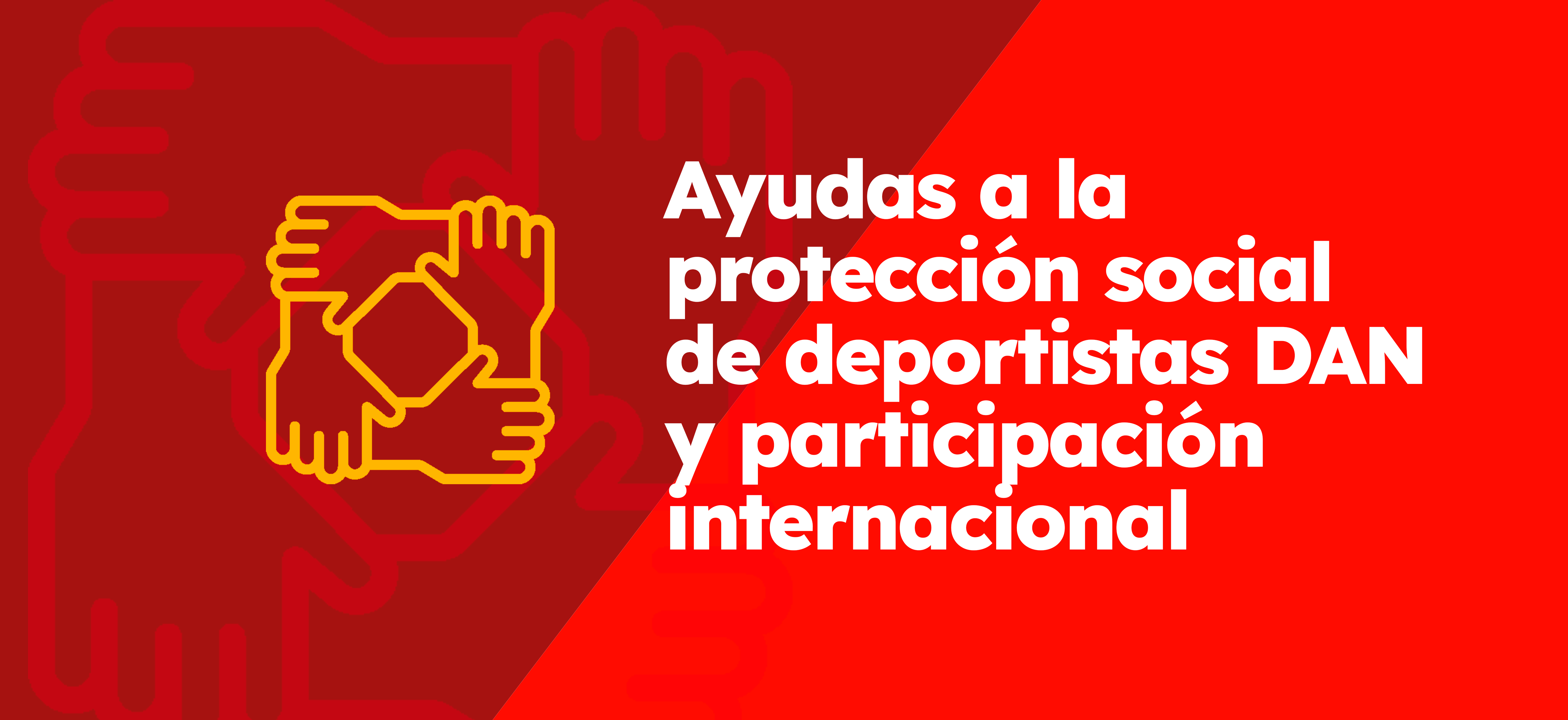 Ayudas a la protección social de deportistas DAN y participación internacional