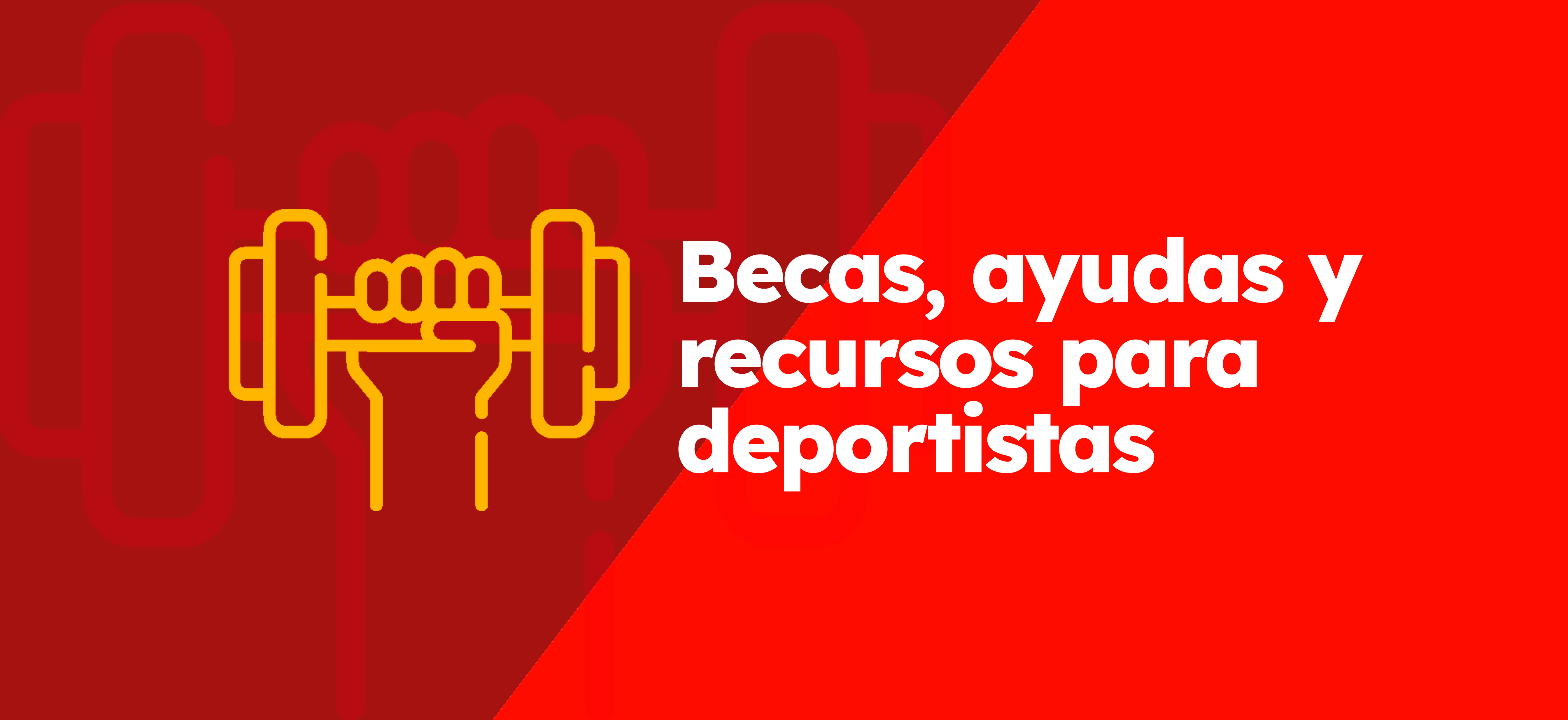 Imagen de la entrada a la página de Becas, ayudas y recursos para deportistas