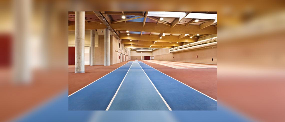 Pista interior do Centro de Alto Rendemento do Consello Superior de Deportes, León