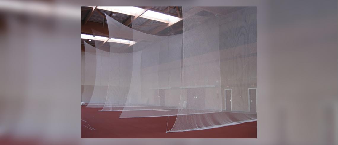 Sala con separadores do Centro de Alto Rendemento do Consello Superior de Deportes, León