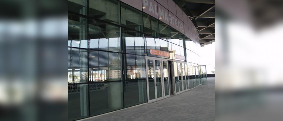 Edifici Entrada Centre Especialitzat d'Alt Rendiment de Ciclisme, a Palma de Mallorca (Balears)