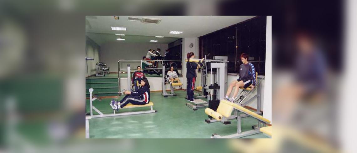 Sala de musculación Centre Especialitzat d'Alt Rendiment de Tir Olímpic “Juan Carlos I”, Les Gabias, Granada (Andalusia)
