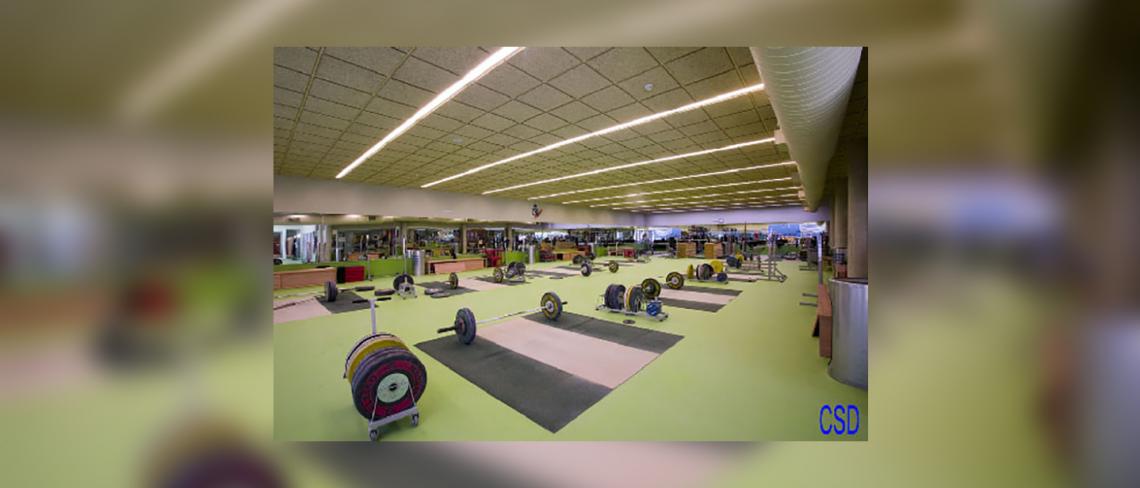 Sala de musculación Centre d'Alt Rendiment del Consell Superior d'Esports, Madrid