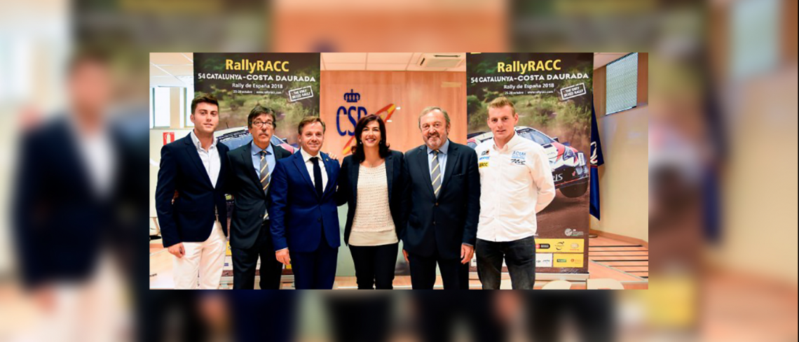 María José Rienda presenta el Rally de Cataluña-Costa Dorada y resalta su compromiso con el medio ambiente