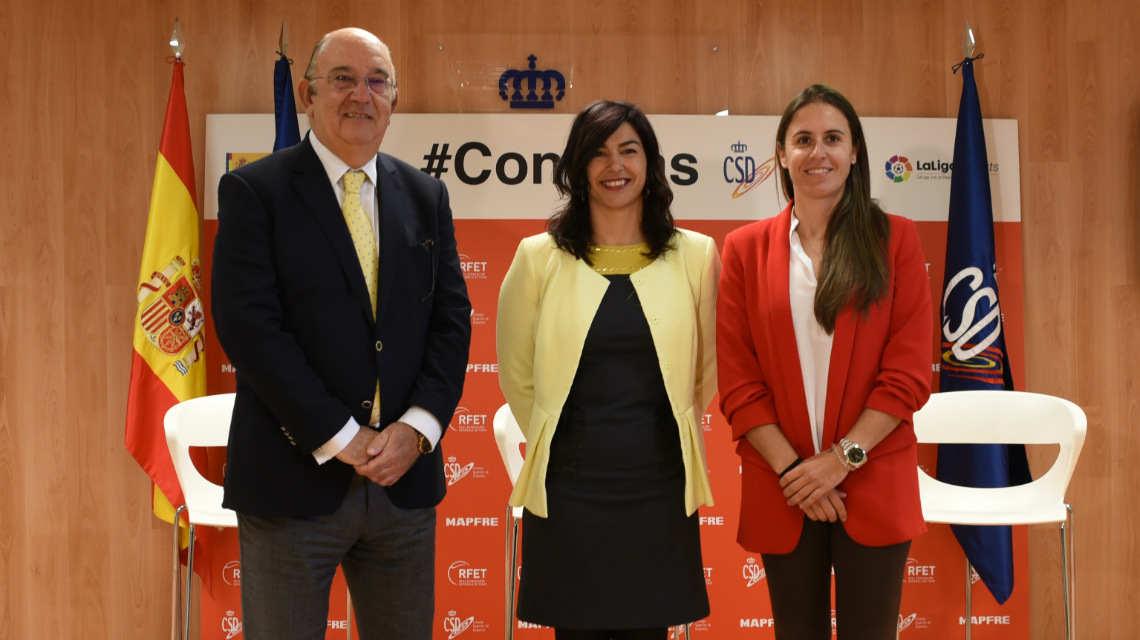 Miguel Díaz, María José Free and Anabel Medina