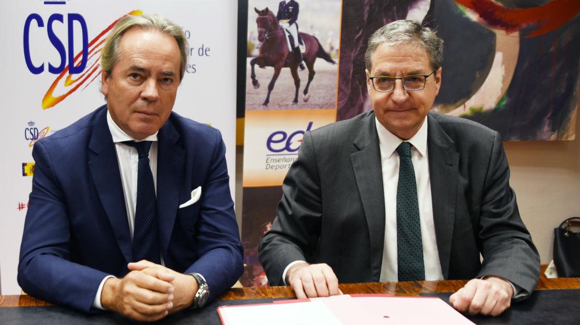 El CSED y la Real Federación Hípica Española firman un convenio