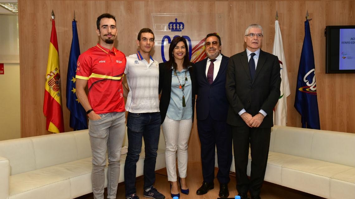 Sponsorship agreement between Renfe and Paralympics