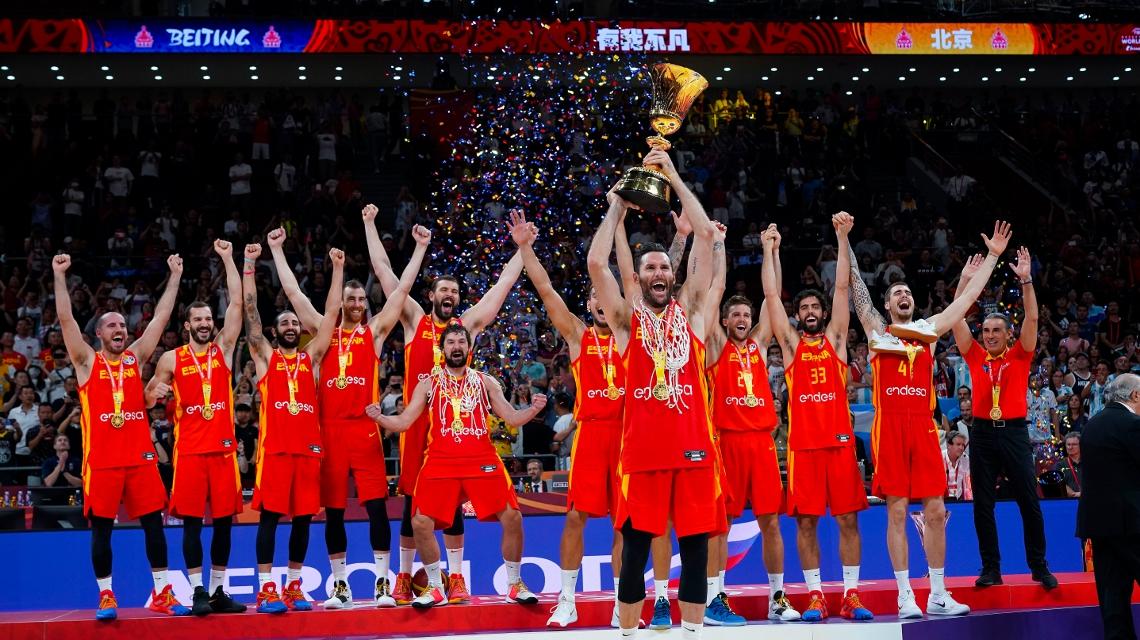 La Seleccion Espanola De Baloncesto Campeona Del Mundo Tras Vencer A Argentina En La Final Csd Consejo Superior De Deportes