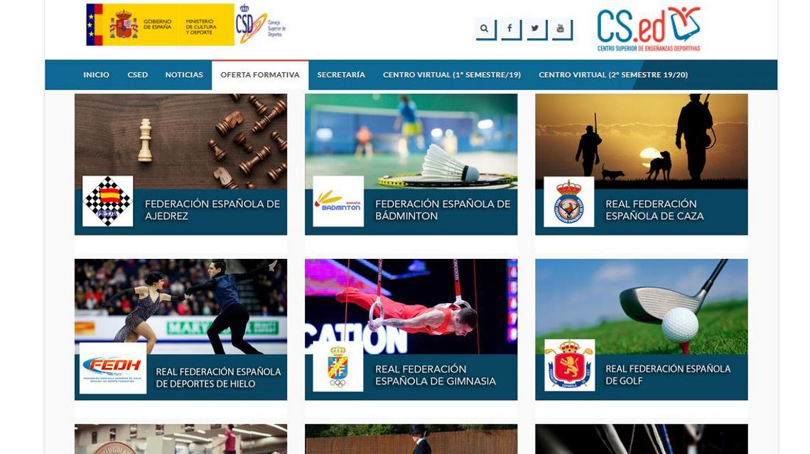 Oferta formativa CSED
