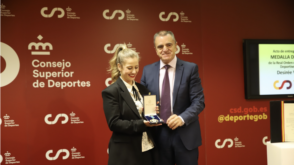 Desireé medalla de oro de la ROMD