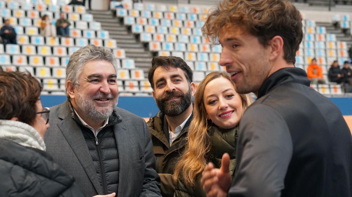 José Manuel Rodríguez Uribes en el Velódromo Luis Puig