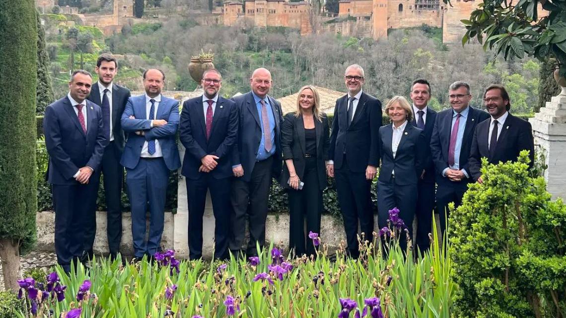 Fernando Molinero asiste en Granada a la visita de la comisión evaluadora de la candidatura a los Juegos Europeos Universitarios EUSA Games–2028/2030