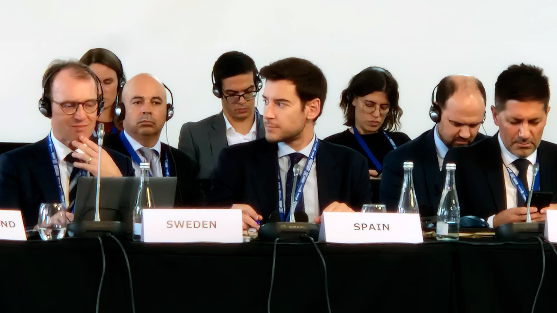 Fernando Molinero., 18. europako kontseiluko ministroen konferentzia horretan kirol
