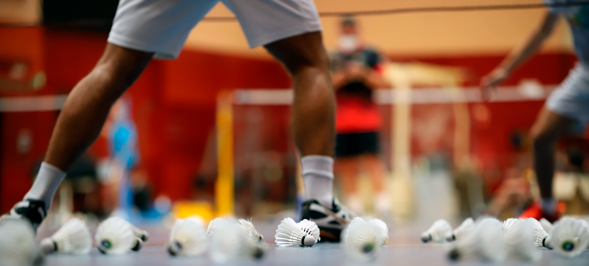 Imagen de recurso de jugadores de bádminton