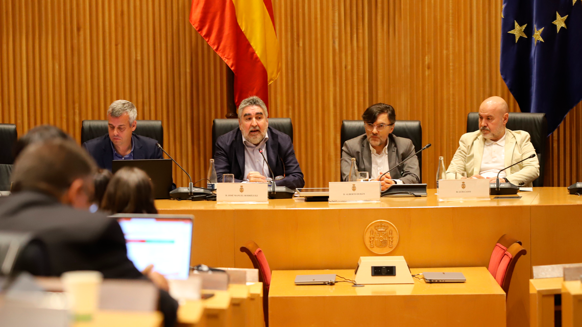 José Manuel Rodríguez Uribes en el Congrés dels Diputats en l'acte de presentació del “Decàleg de l'agenda política paralímpica”