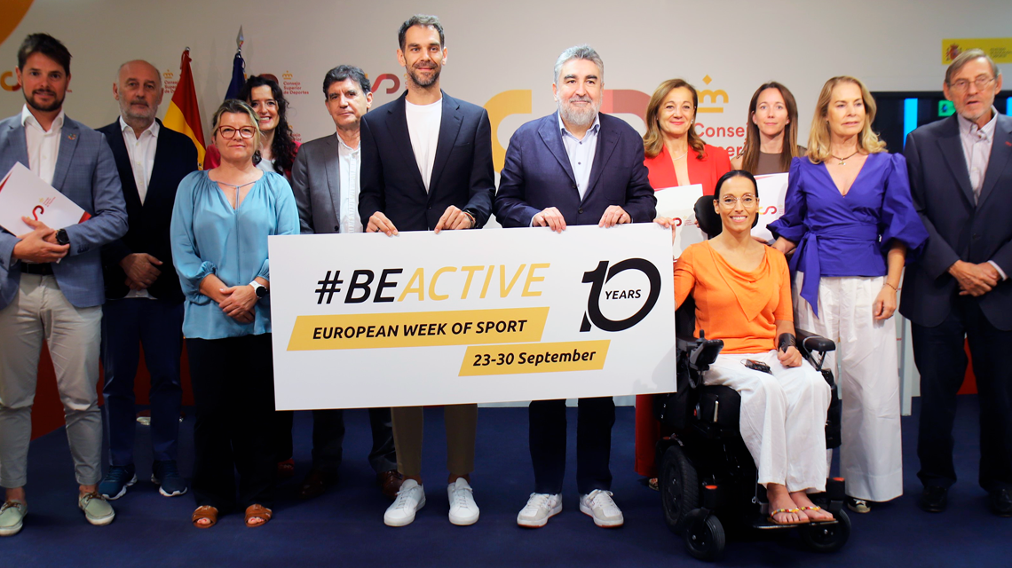 Presentació de la Setmana Europea de l'Esport 2025 en el CSD/SD