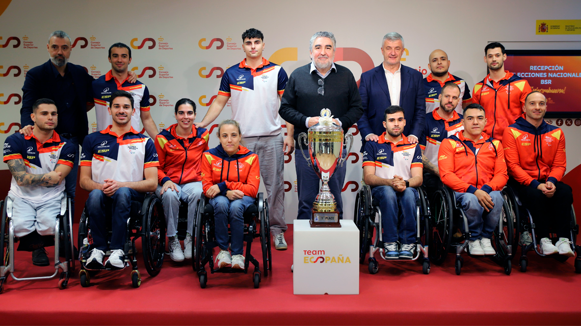 El CSD/SD rep a les seleccions masculina i femenina de bàsquet en cadira de rodes