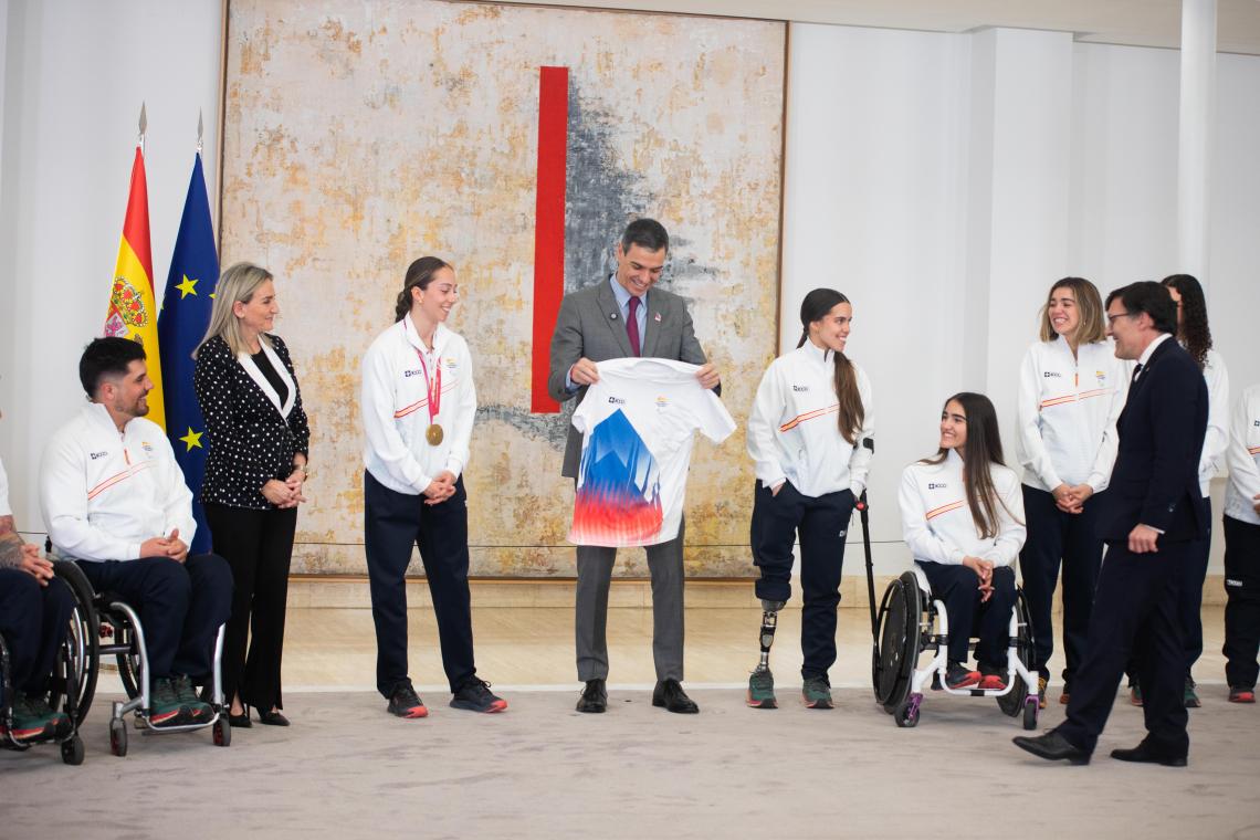 Recepción en Moncloa do equipo paralímpico español