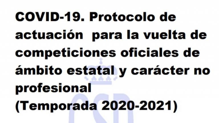 Protocol actuació tornada competicions oficials 2020/2021