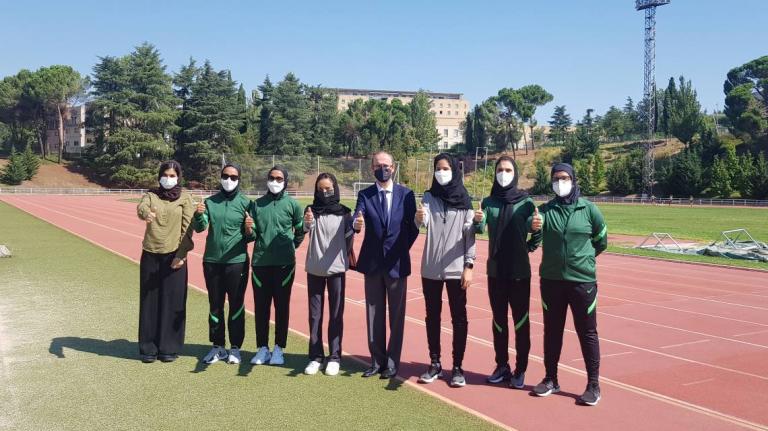 delegación de mujeres del Gobierno de Arabia Saudí
