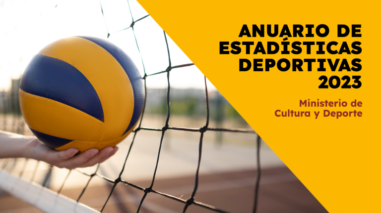 Cartel de la noticia del Anuario de Estadísticas Deportivas 2023