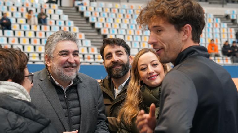 José Manuel Rodríguez Uribes en el Velòdrom Luis Puig