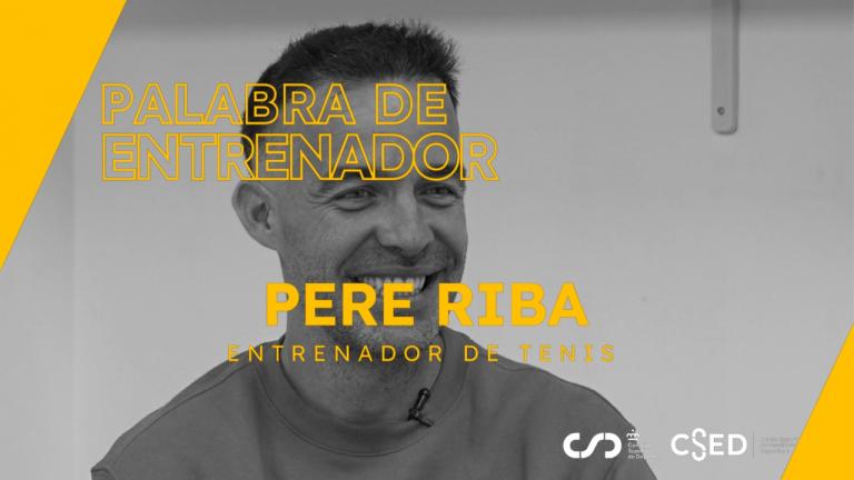 Pere Riba protagonitza 'Paraula d'entrenador'