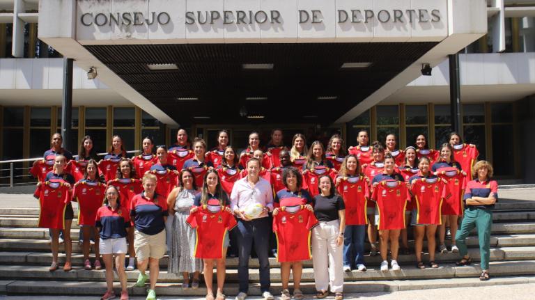 Imatge de grup de les Lleones abans del Mundial d'Anglaterra 