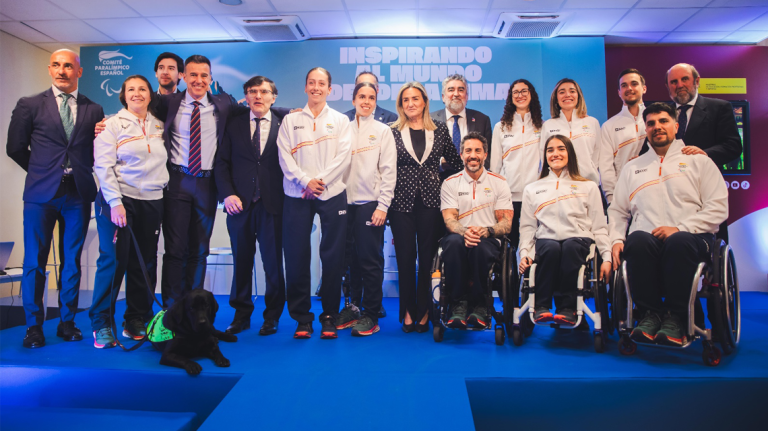Recepción do equipo español paralímpico que competiu nos Xogos de Inverno de Milán-Cortina no Consello Superior de Deportes