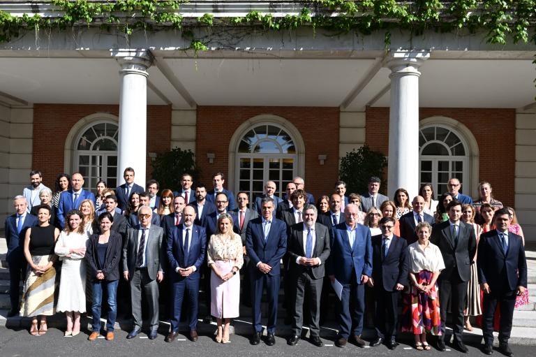 Imagen  de los miembros presentes en la Comisión Interministerial de junio de 2026