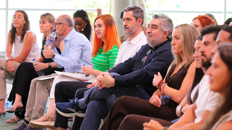 Encontro con deportistas no CAR de Madrid